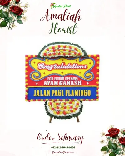 Bunga Papan Congratulation di Malalayang